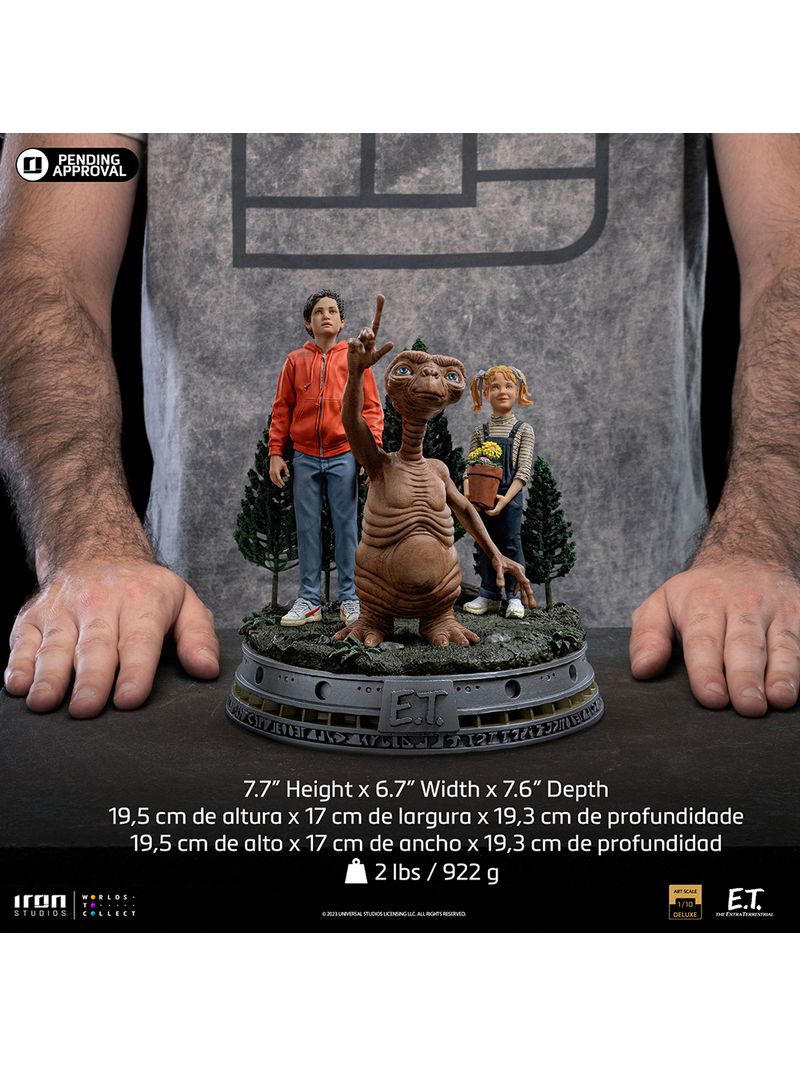 PRE-ORDER: Iron Studios ET the Extra-Terrestrial ET, Elliot, and Gertie  Deluxe Art Scale 1/10 Statue - collectorzown