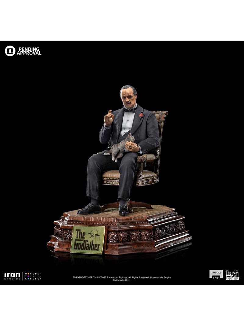 Don Vito Corleone statue see details and get yours - Iron