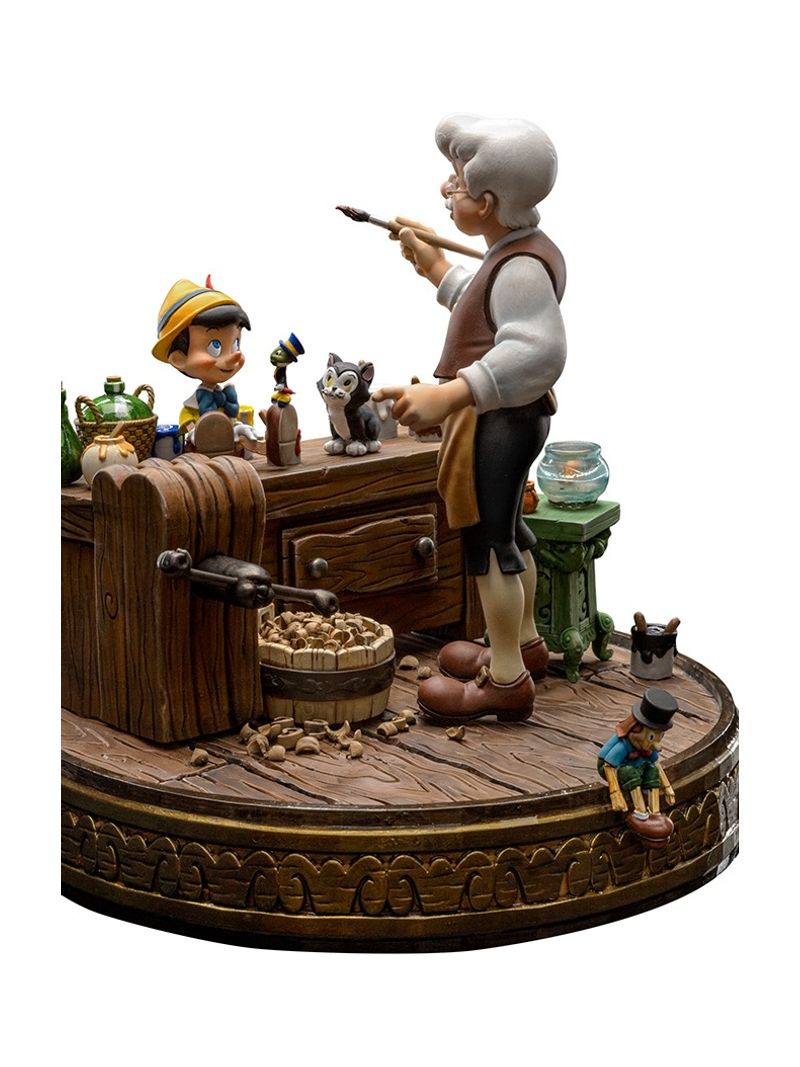 Pinocchio: Guillermo del Toro's Pinocchio - Geppetto and Pinocchio 1:10  Scale Statue - IRON STUDIOS - Hobby One