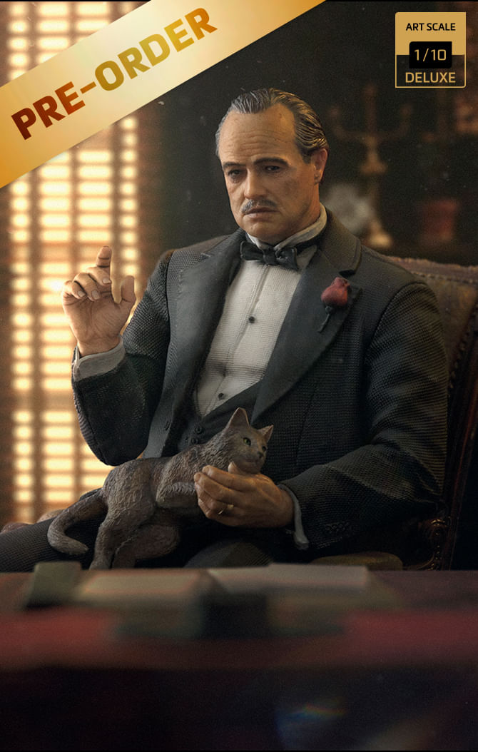 Pre-Order - Statue Don Vito Corleone Deluxe - Godfather - Art Scale 1/10 -  Iron Studios