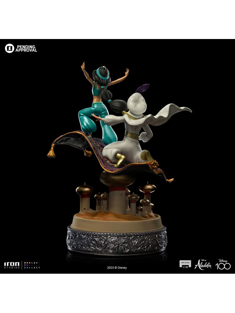 The Aladdin and Jasmine 1:10 Art Scale Statue by Iron Studios