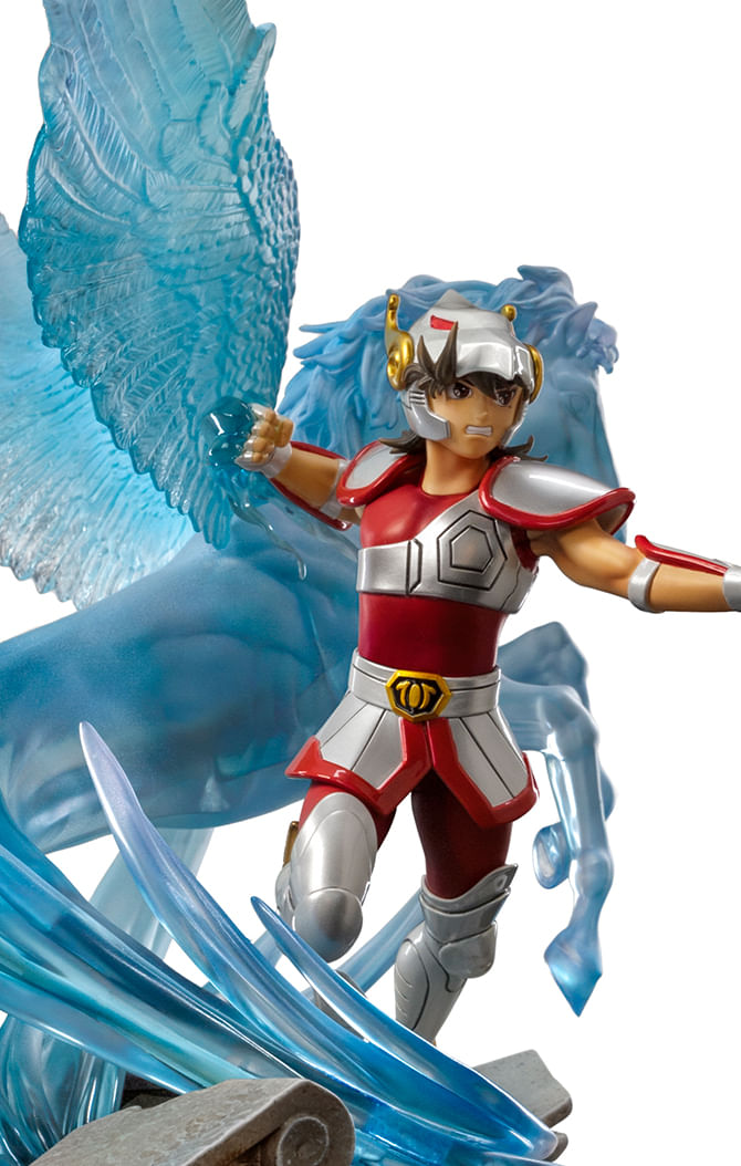 Iron Studios - Saint Seiya - Pegasus Seiya Deluxe Art Scale 1/10 - Les  Chevaliers du Zodiaque Seyar de Pegase - Figurine Collector EURL