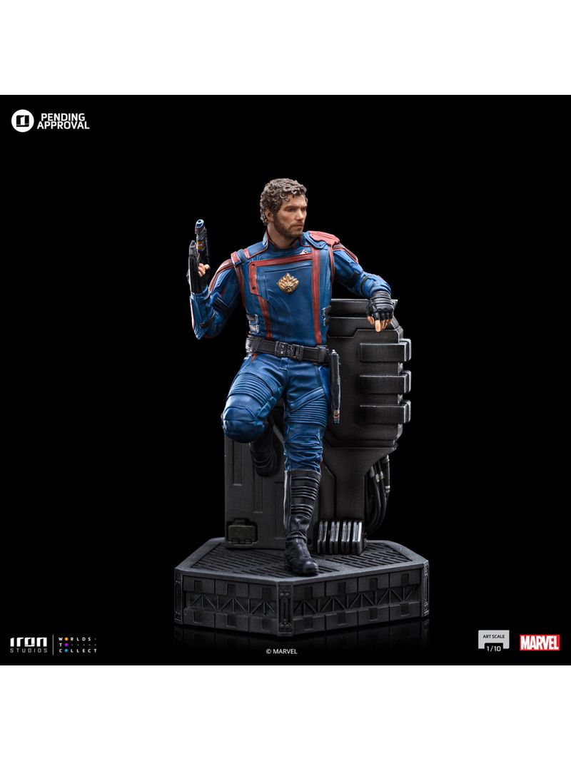 Iron Studios Marvel STAR-LORD Guardians of the Galaxy 1 Scale 1/10 Statue  RARE