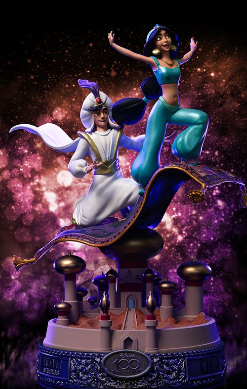 Statue Aladdin and Jasmine 100 Years Ver - Disney 100TH - Aladdin - Art Scale 1/10 - Iron Studios