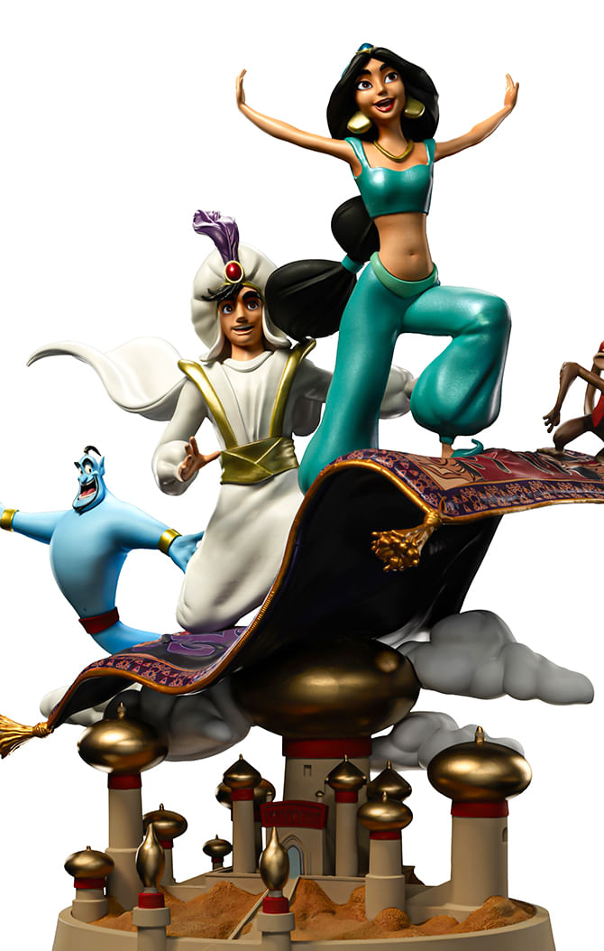 Disney Art Scale Statue 1/10 Aladdin and Yasmine 30 cm - Planet Fantasy