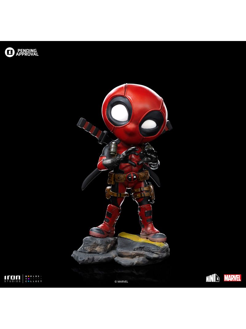 Figurine Deadpool Christmas, Mini Co - Marvel, X-Men - Iron Studios