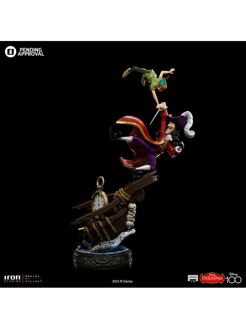 The Peter Pan VS Hook 1:10 Art Scale Statue by Iron Studios