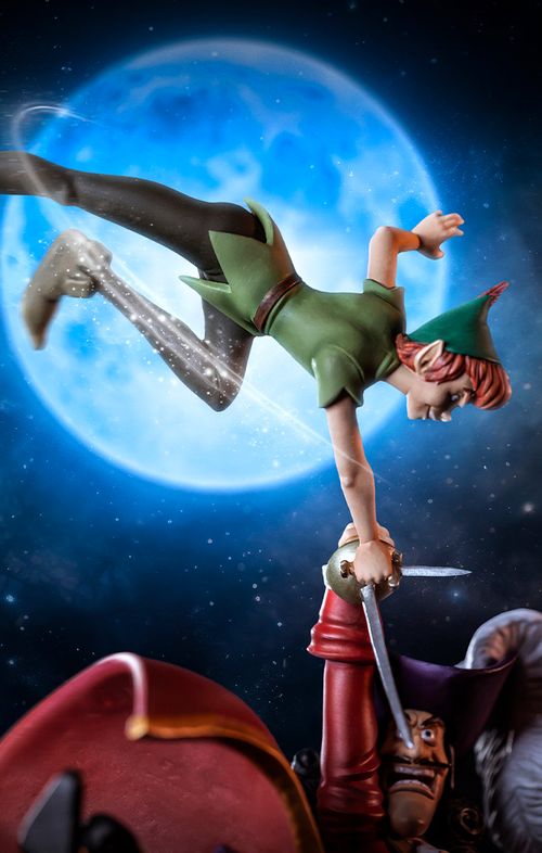 Statue Peter Pan - Disney 100TH - Peter Pan - Art Scale 1/10 - Iron Studios