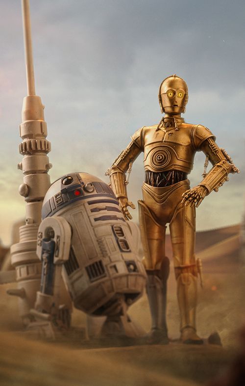 Statue C-3PO and R2-D2 Deluxe - Star Wars - Art Scale 1/10 - Iron Studios