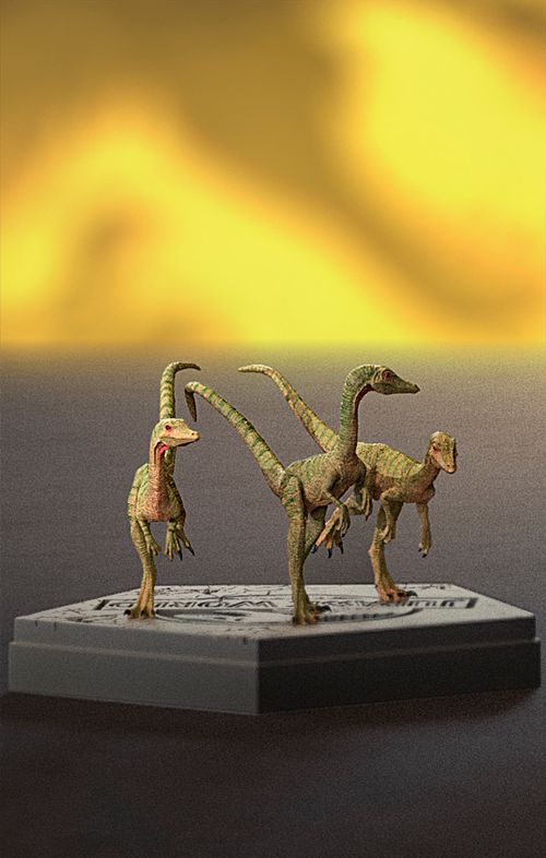 Statue Compsognathus - Jurassic World - Icons - Iron Studios