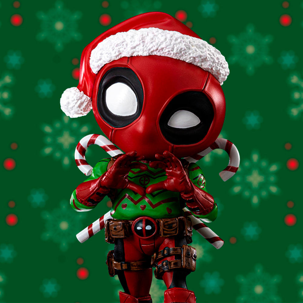 STL-Datei Deadpool Kopf Weihnachtsmann Weihnachtsmütze