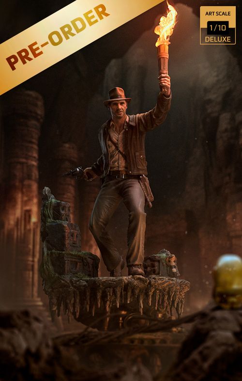 Digital Pre-Order - Statue Indiana Jones Deluxe - Indiana Jones - Art Scale 1/10 - Iron Studios