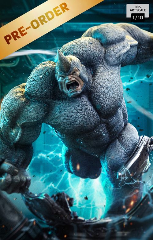 Digital Pre-Order - Statue Rhino - Spider-man vs Villains Diorama - BDS Art Scale 1/10 - Iron Studios