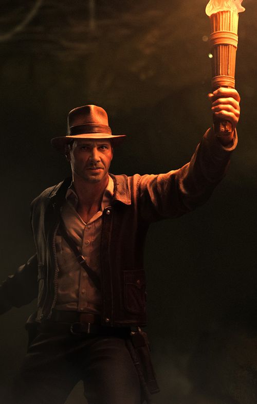 Statue Indiana Jones - Indiana Jones - Art Scale 1/10 - Iron Studios