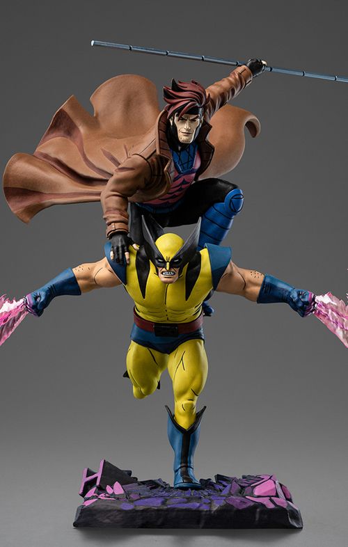 Statue Gambit and Wolverine - X-Men 97 - Art Scale 1/10 - Iron Studios