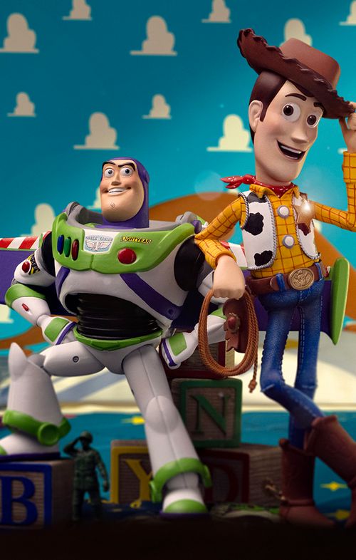 Statue Buzz & Woody - Toy Story - Deluxe Art Scale 1/10 - Iron Studios