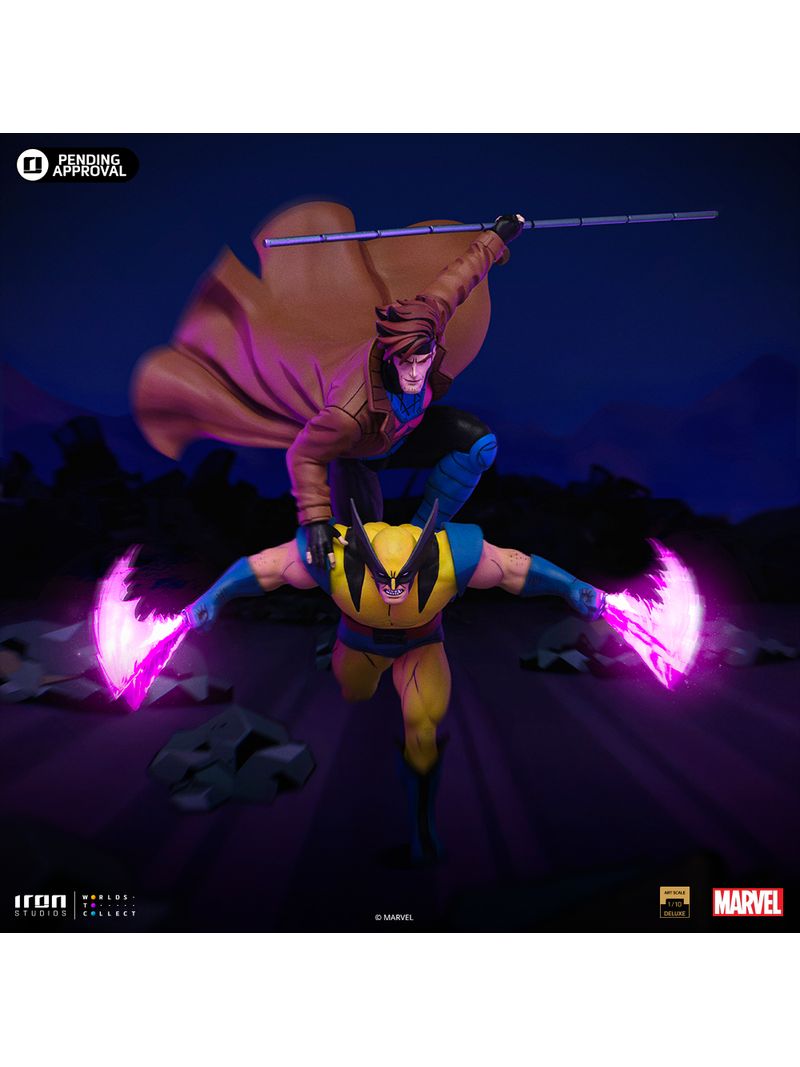 Digital Pre-Order - Statue Gambit e Wolverine - X-Men 97