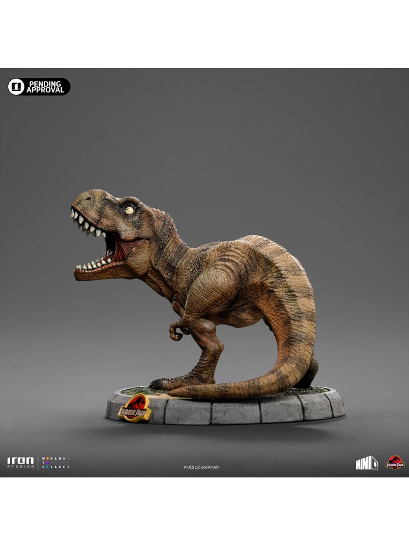 Statue MiniCo T-Rex 30th Anniversary Jurassic Park - 14,8 Cm, Iron Studios, édition Deluxe