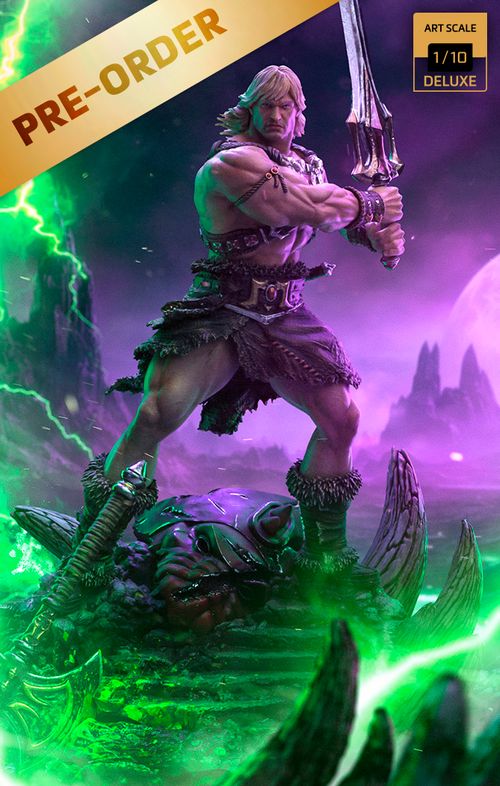 Digital Pre-Order - Statue He-Man Unleashed - Masters of the Universe - Art Scale 1/10 - Iron Studios