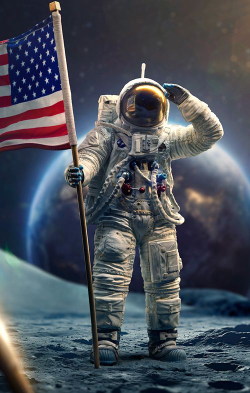 Statue Astronaut - Nasa - Art Scale 1/10 - Iron Studios