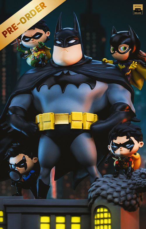 Digital Pre-Order - Statue Batman Family - DC Comics Icons Animated - Iron Studios