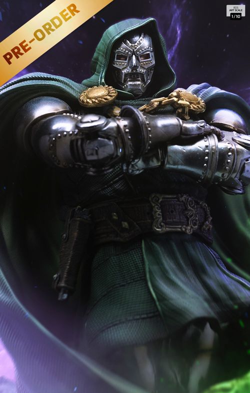 Digital Pre-Order - Statue Doctor Doom - Infinity Gauntlet Diorama - Art Scale 1/10 - Iron Studios