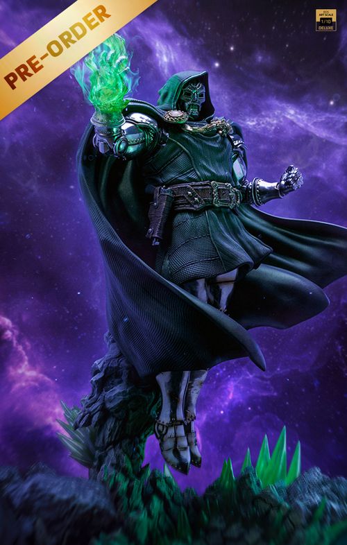 Digital Pre-Order - Statue Doctor Doom Deluxe - Infinity Gauntlet Diorama - Art Scale 1/10 - Iron Studios