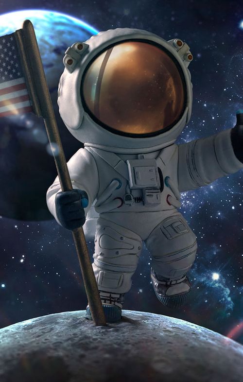 Statue Apollo 11 Astronaut - NASA - MiniCo - Iron Studios