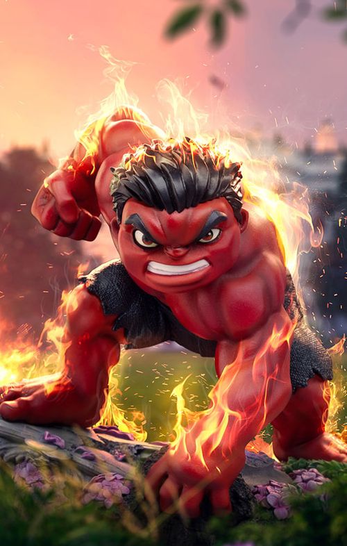 Statue Red Hulk - Captain America: Brave New World - MiniCo - Iron Studios