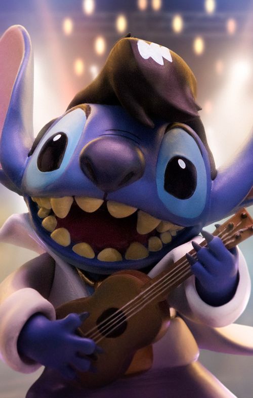 Statue Stitch (King of Rock Version) - Lilo and Stitch - Art Scale 1/10 - Iron Studios