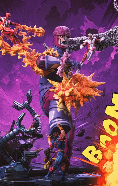 X-Men Danger Room B Diorama (Comics Version) - X-Men - Demi Art Scale 1/20 - Iron Studios