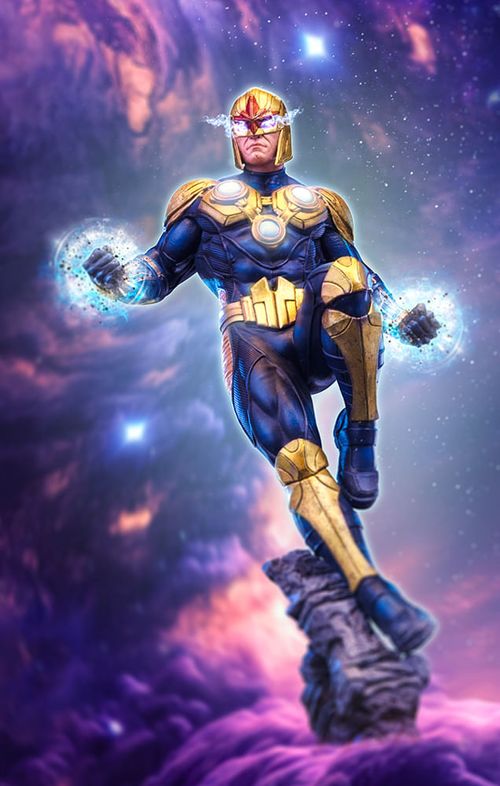 Statue Nova Deluxe - Infinity Gauntlet Diorama - BDS Art Scale 1/10 - Iron Studios