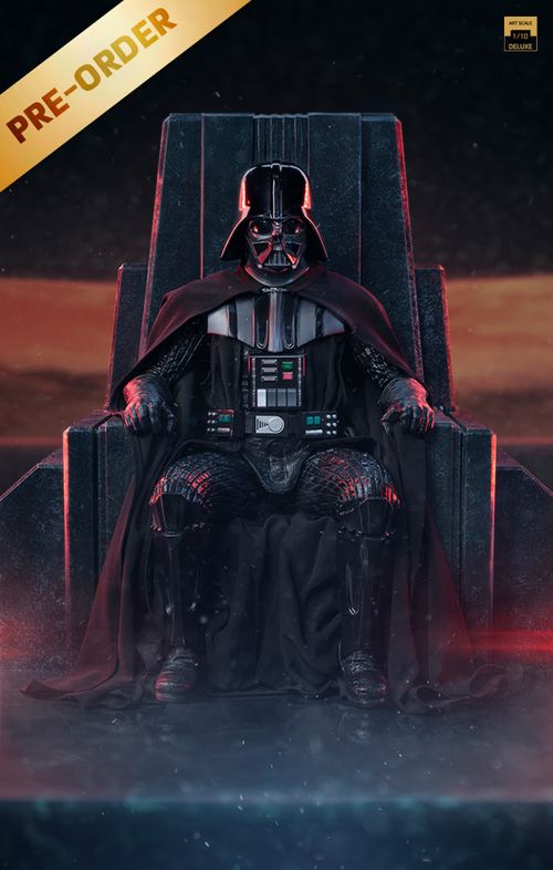 Digital Pre-Order - Statue Darth Vader on Throne - Star Wars - Art Scale 1/10 - Iron Studios