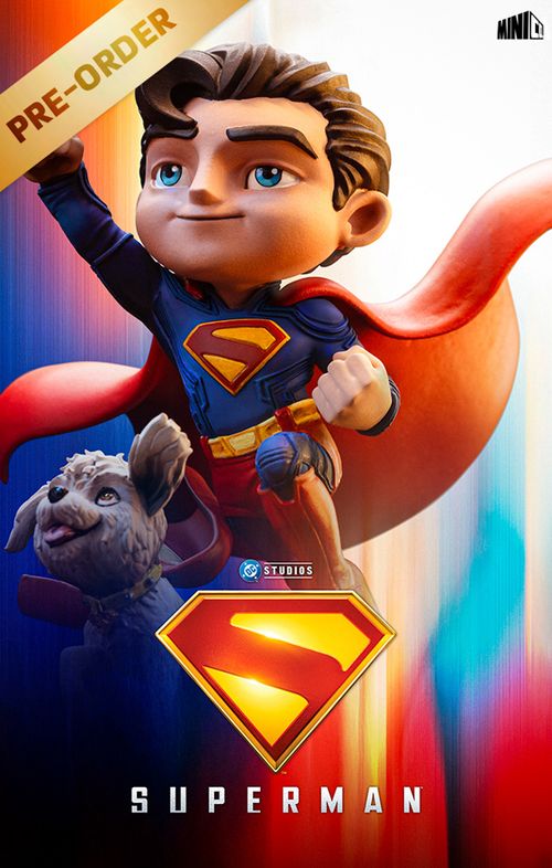 Digital Pre-Order - Statue Superman and Krypto - Superman: Legacy - Minico - Iron Studios