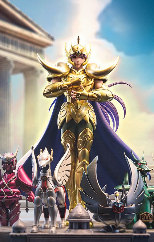 Statue Aries Mu Deluxe - Saint Seiya - Art Scale 1/10 - Iron Studios
