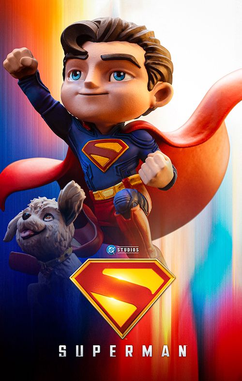 Statue Superman and Krypto - Superman: Legacy - Minico - Iron Studios